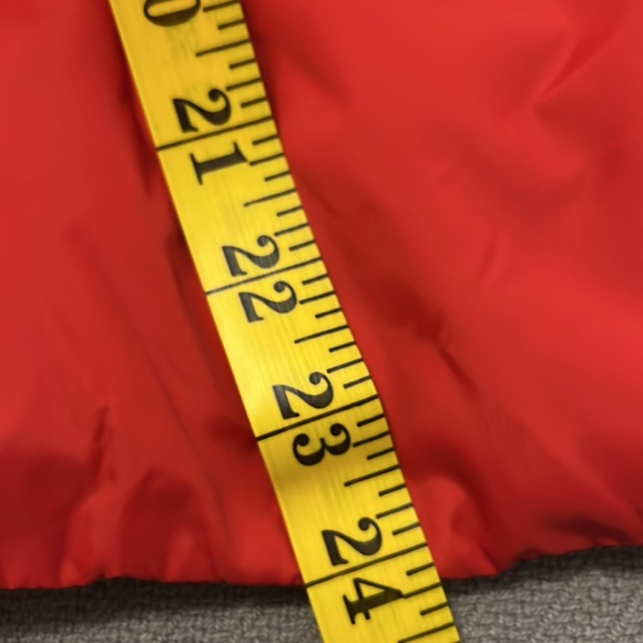 Coldwater Creek Goose Feather Vest Red Large puffy quilted vest  warm casual - Picture 11 of 15